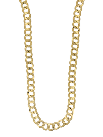 10K Gold Cuban Chain. 20in . 6mm