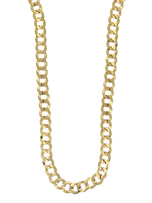 10K Gold Cuban Chain. 20in . 6mm