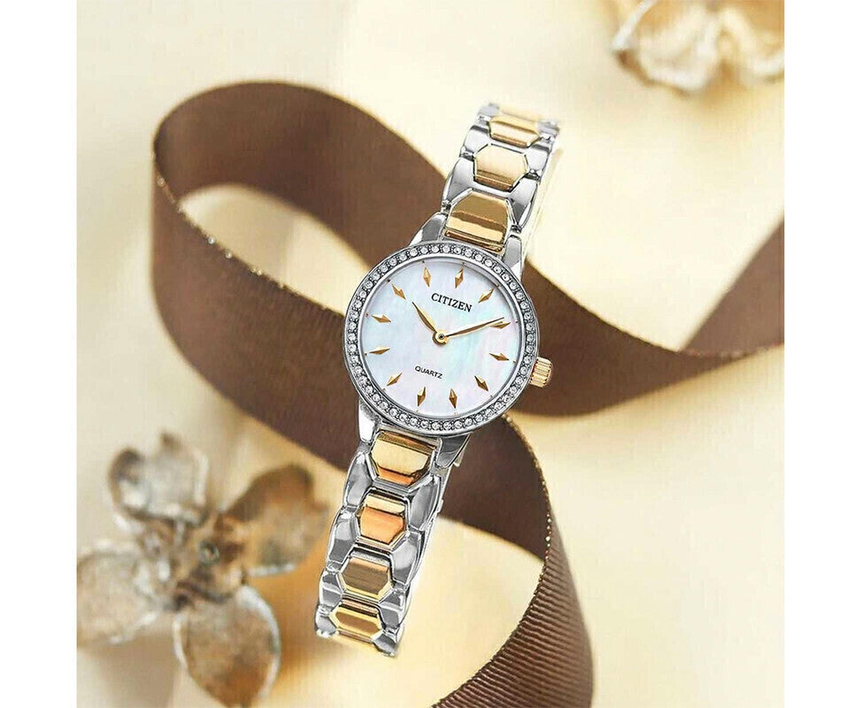 Citizen Quartz Womens Watch, Stainless Steel, Crystal