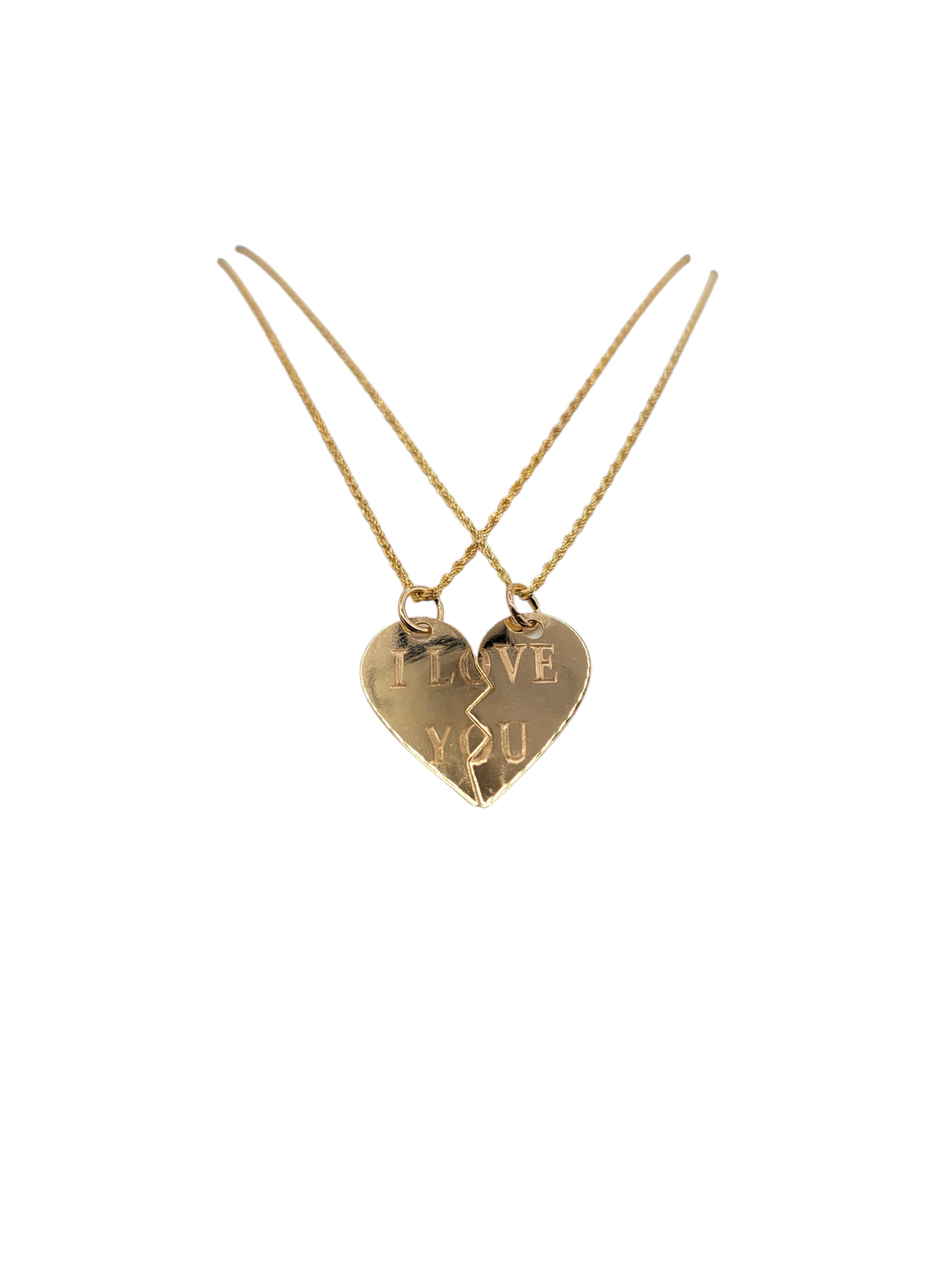 10k gold Heart Symbol Chain 20in 2mm [Priced separately for each chain with charm]