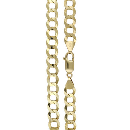 10k Gold Cuban Chain. 26in - 8.5mm