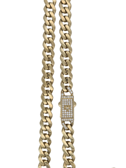 Cuban gold chain 10k 24inch 7mm|KB GOLD JEWELRY
