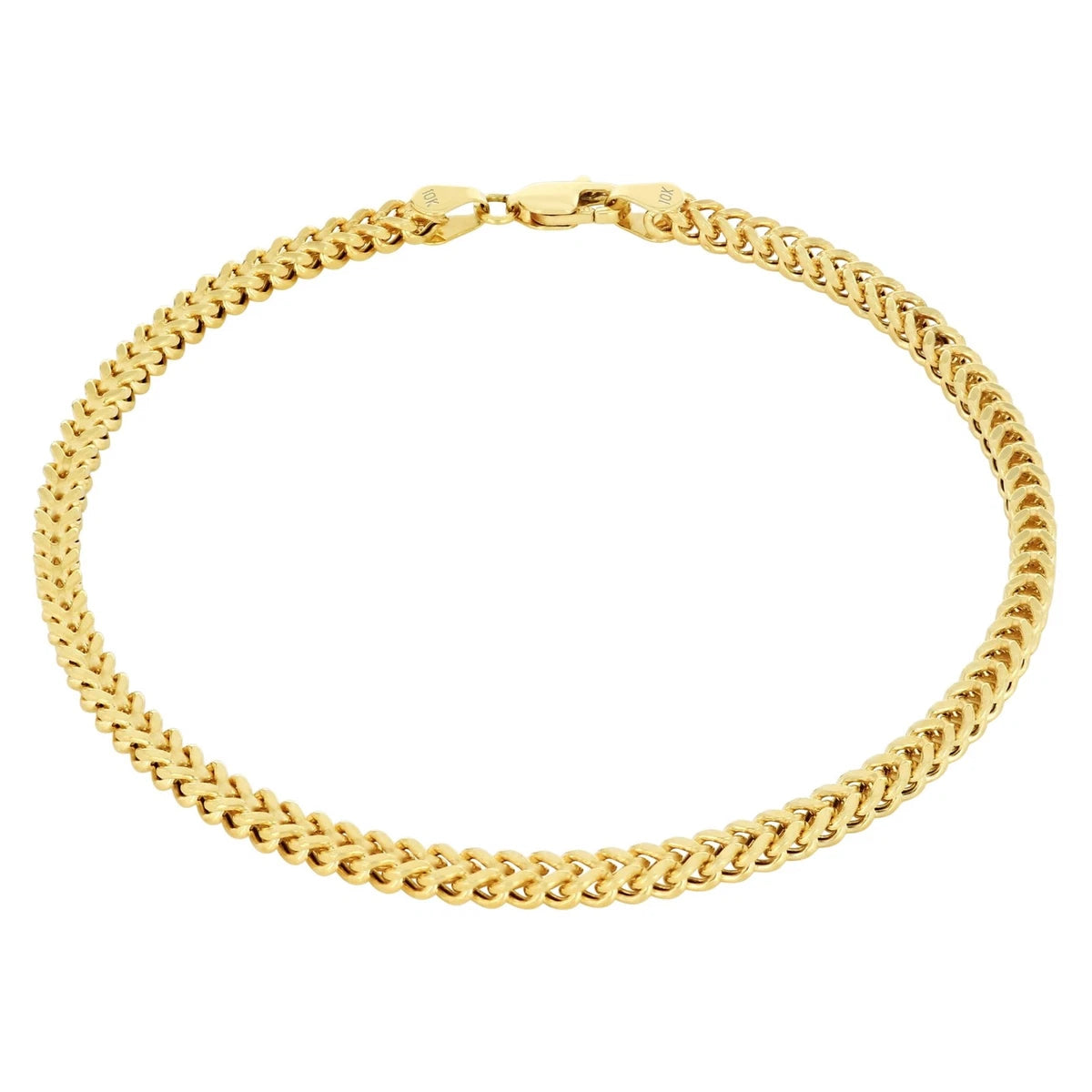 10k Gold Franco Bracelet