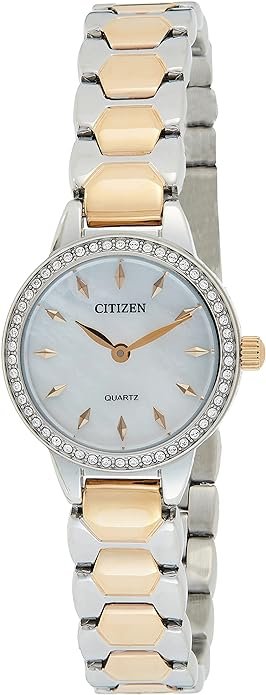Citizen Quartz Womens Watch, Stainless Steel, Crystal