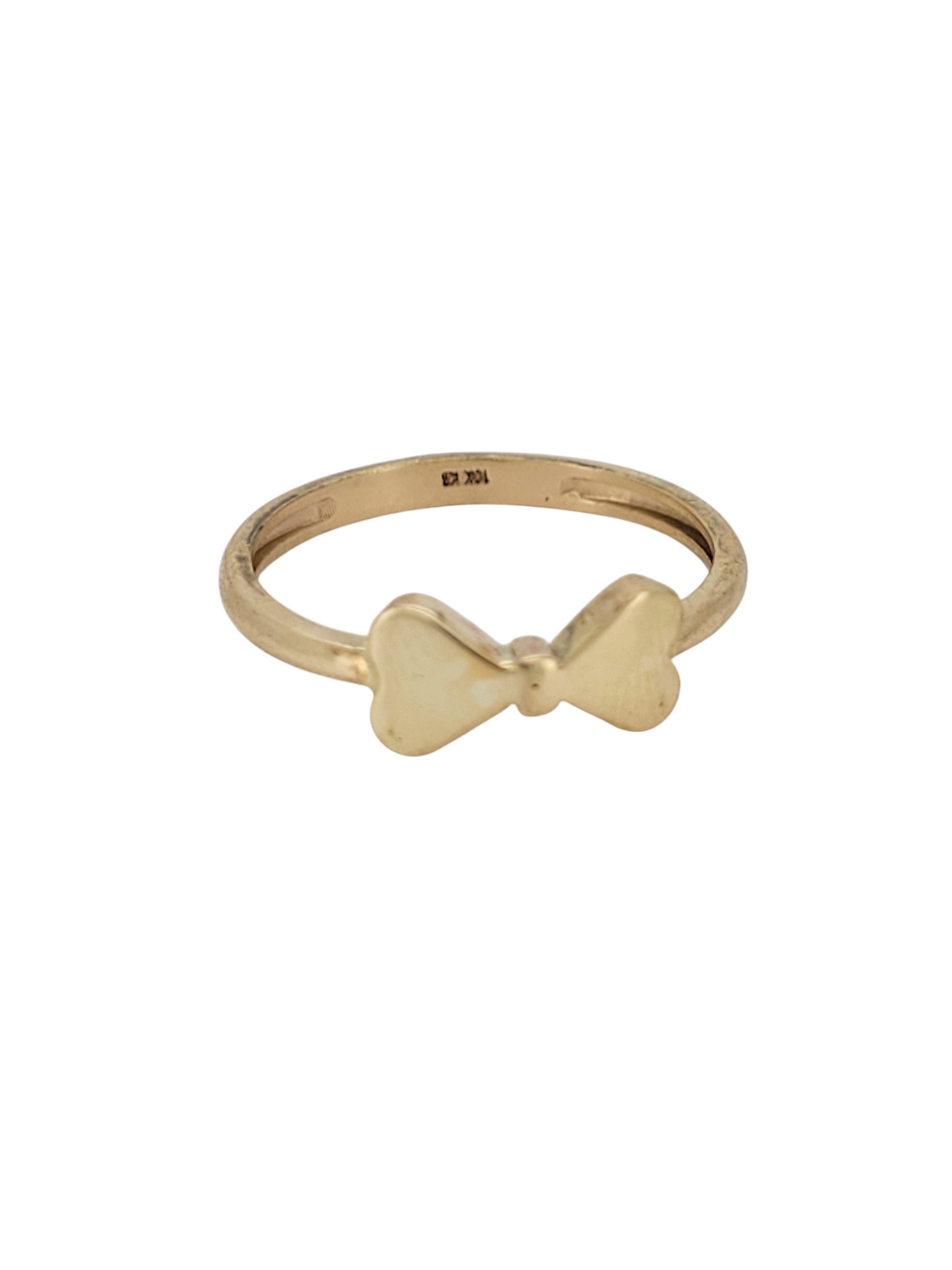 10K gold ring. Bow. Size 7