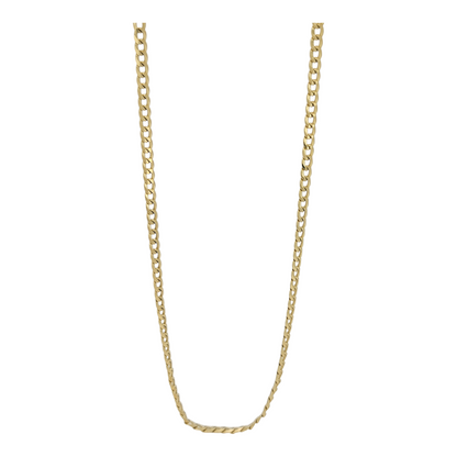 10K gold Cuban chain. 24in. 2mm