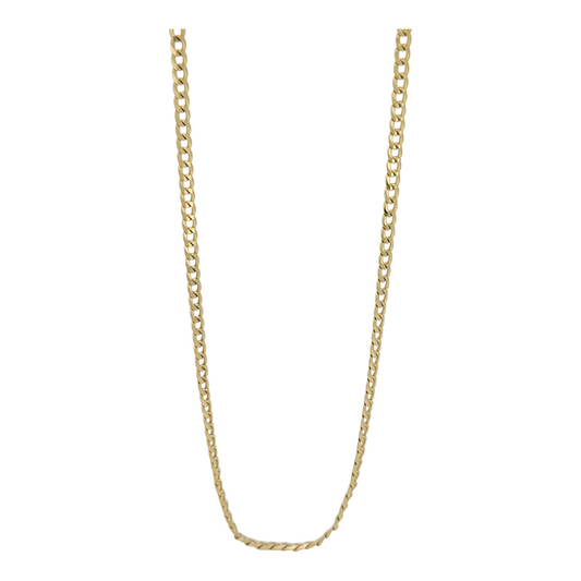 10K gold Cuban chain. 24in. 2mm