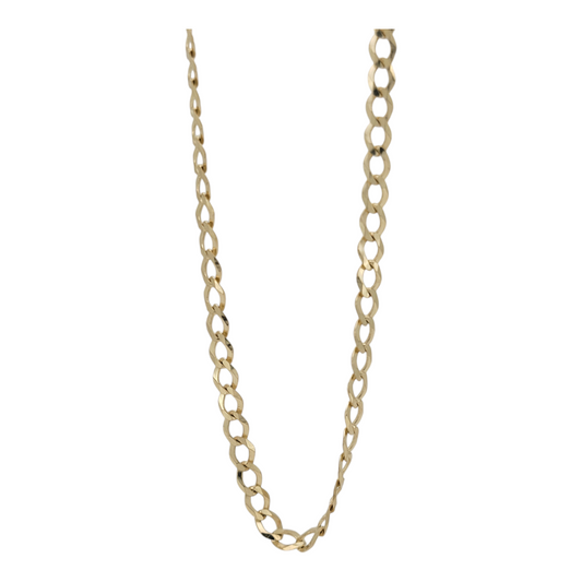 10K gold Cuban link chains. Solid. 20in. 3mm