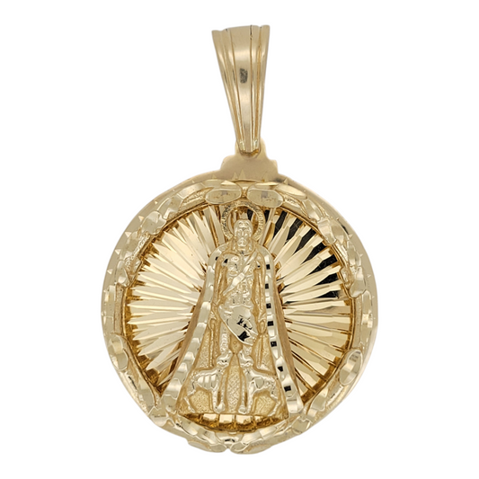 10K gold pendant. Saint Lazarus.