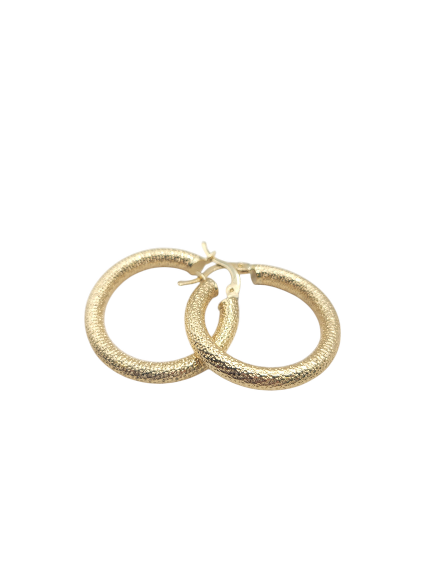 10K gold earrings. thick shine. . Size 3