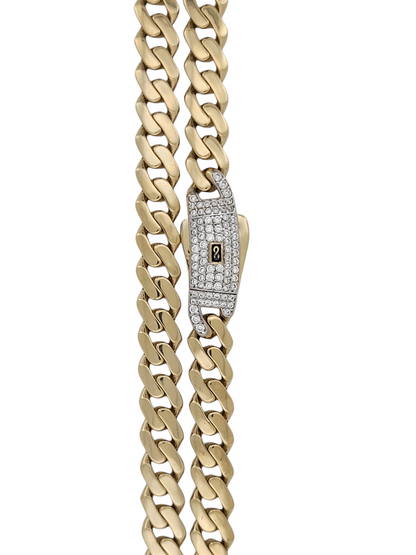 14K gold chain. Monaci style. 20in .6mm