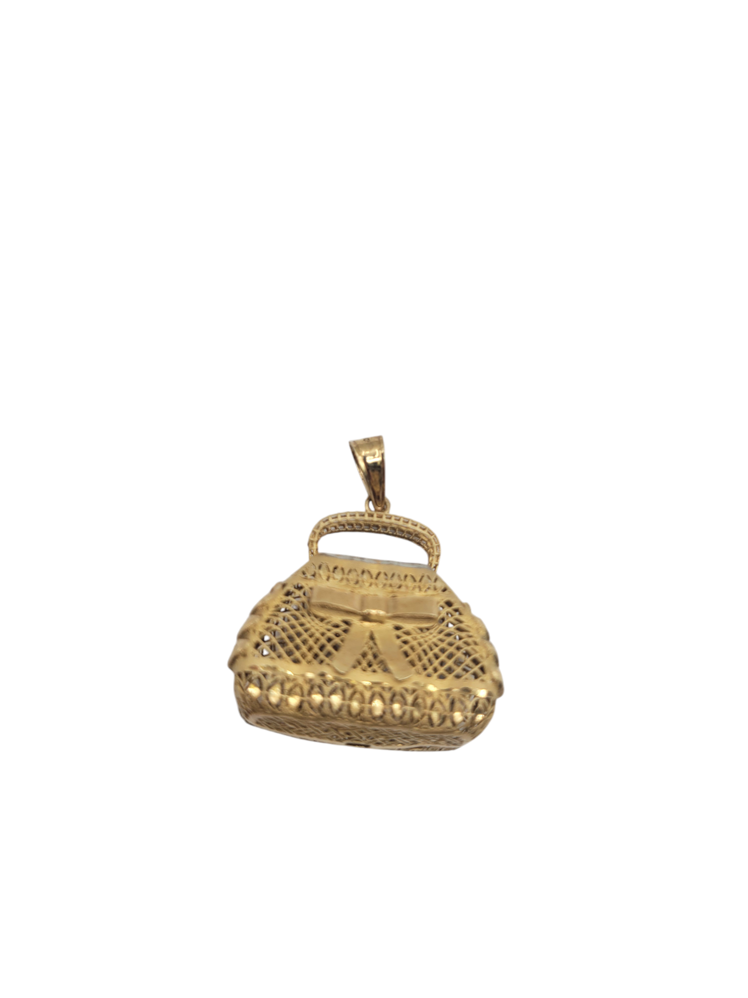 10K gold earring. Wallet.