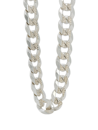 925 sterling silver chain. Solid.22in . 8mm