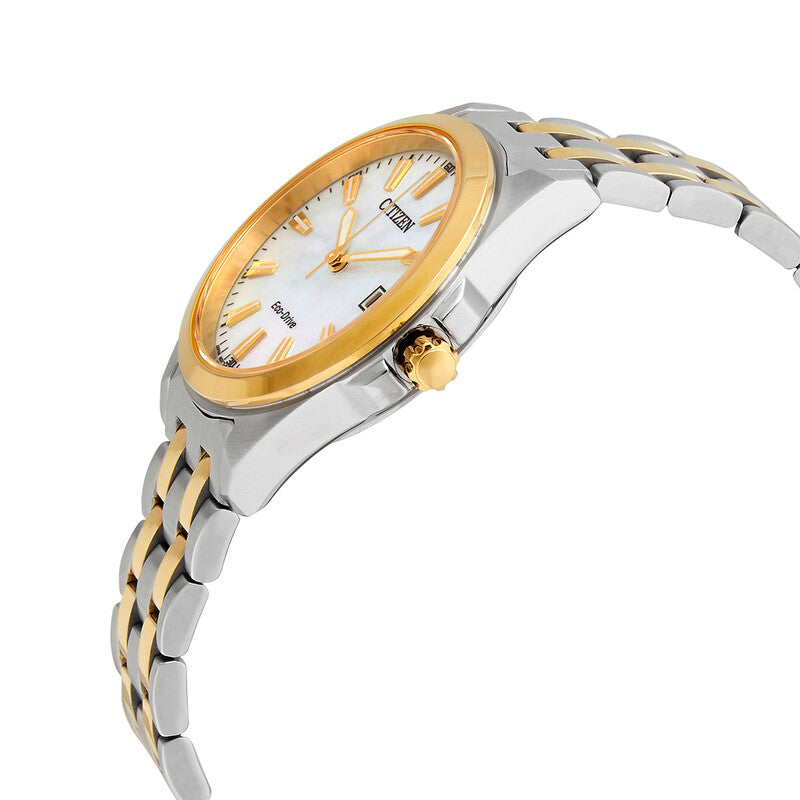 Citizen
Eco-Drive Mother of Pearl Dial Two-tone Ladies Watch
Item No. EO1224-54D