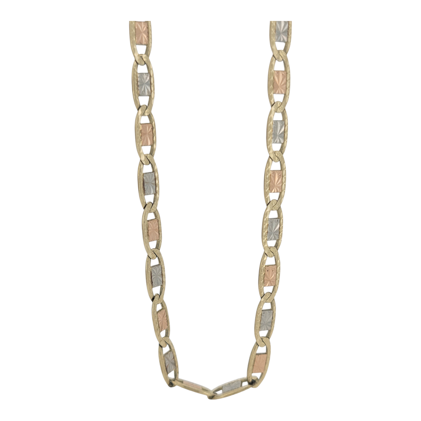 10K gold chain. sailor style. 3 colors .22in .4mm