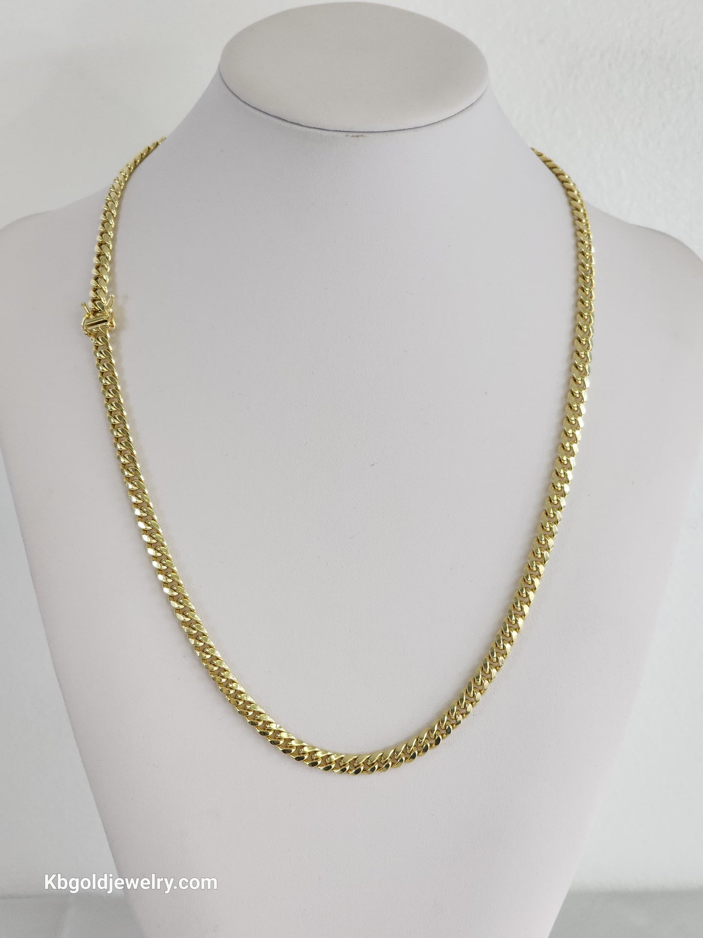 10k gold Cuban chain, size 22 and 18