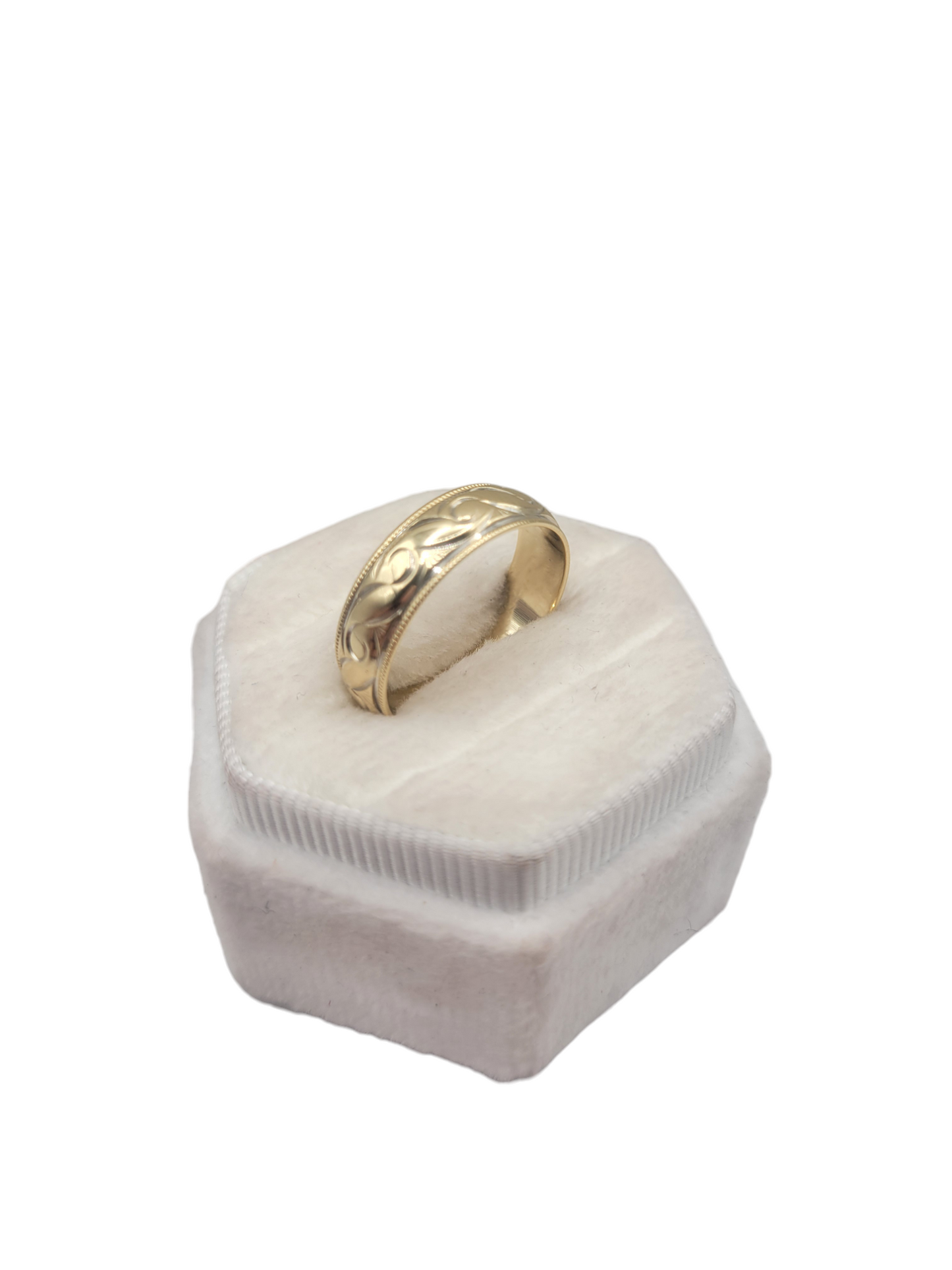 10K gold band ring. Size 9