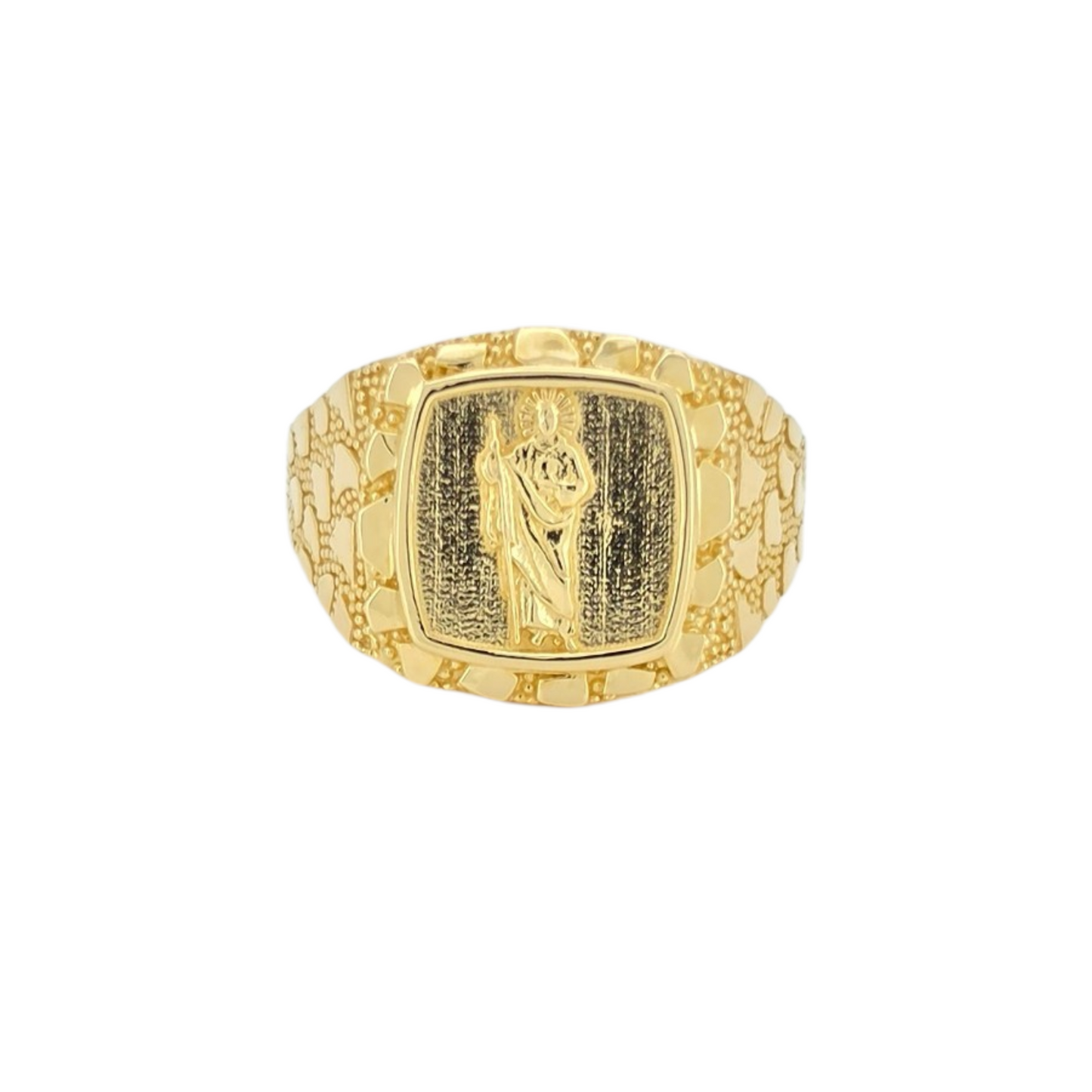10k Gold Ring St Jude. Size 10