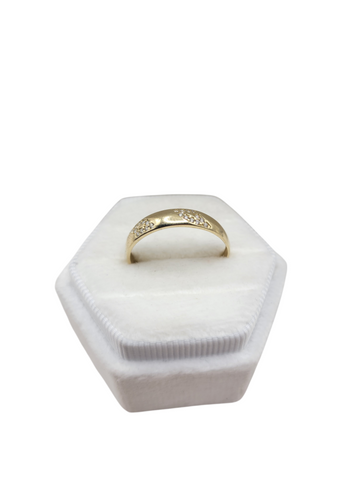 10K gold ring. Wedding band. Size 11.