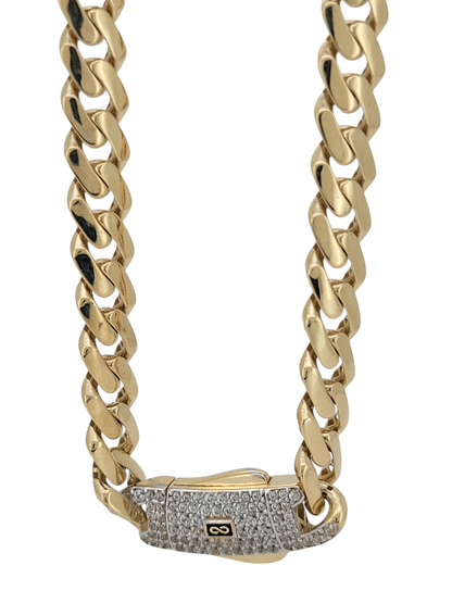 14K gold chain. Monaci style. 20in .6mm