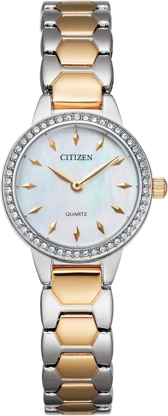 Citizen Quartz Womens Watch, Stainless Steel, Crystal