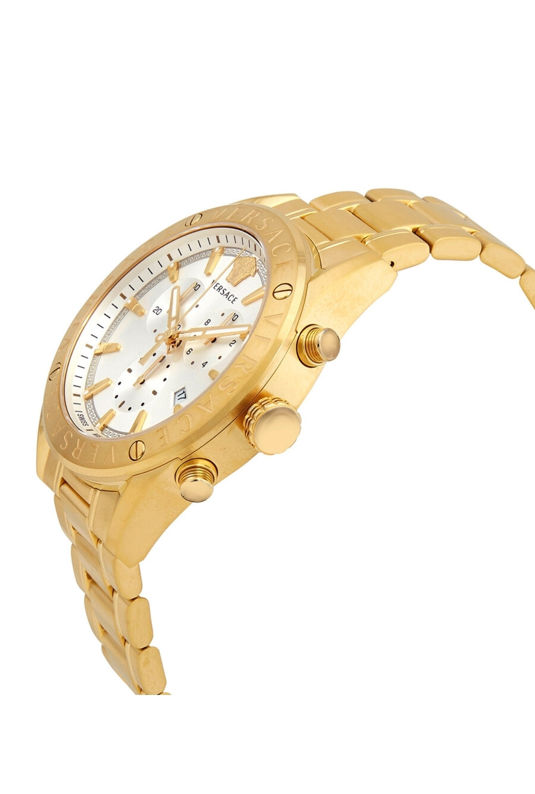 Versace 
V-Chrono Chronograph Quartz White Dial Men's Watch
Item No. VEHB00719