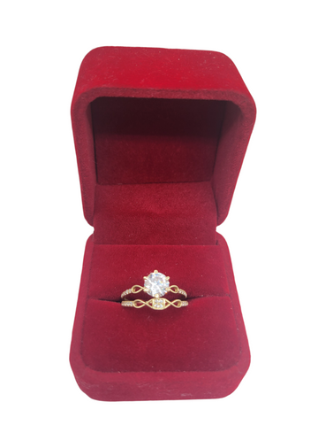 10K gold rings. marriage. duo. infinity symbol. Size 8.