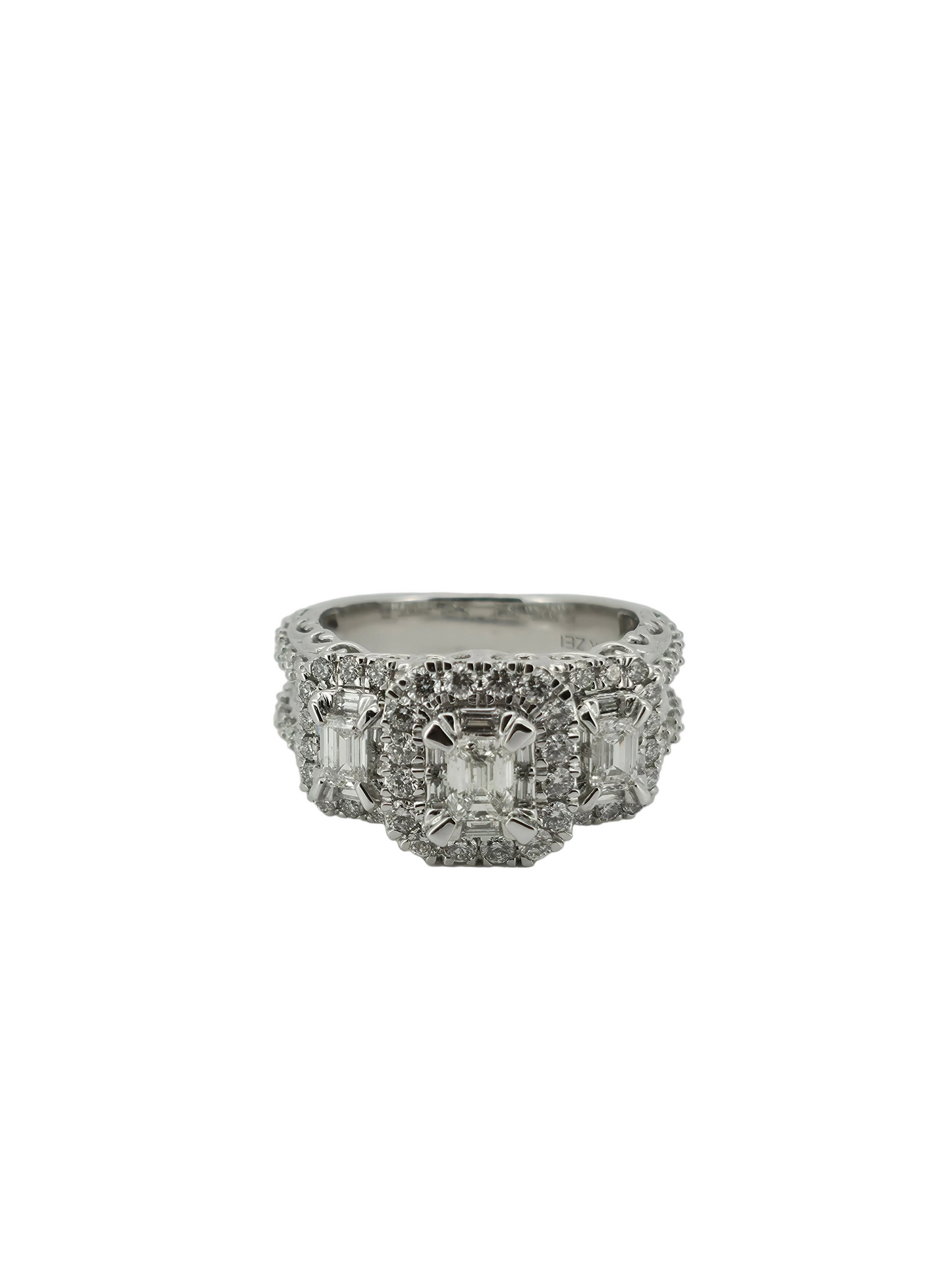 14K Gold Natural Diamond Ring (1.95 ctw) - IGI Certified