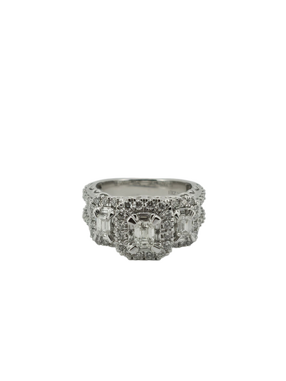 14K Gold Natural Diamond Ring (1.95 ctw) - IGI Certified