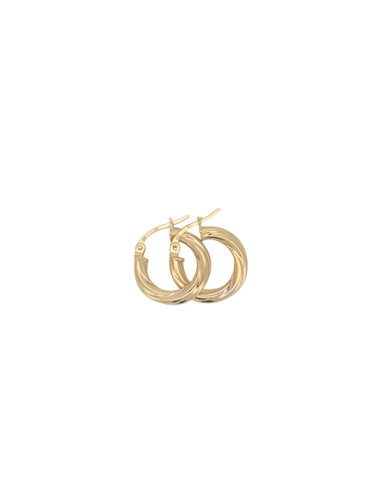 10K gold earrings. Tosidas. Size 1