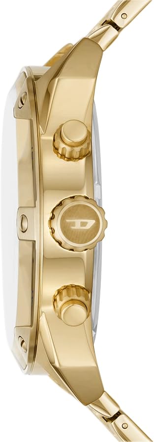 Diesel Spiked Men's Watch, Chronograph Watch with Stainless Steel Bracelet or Genuine Leather Band