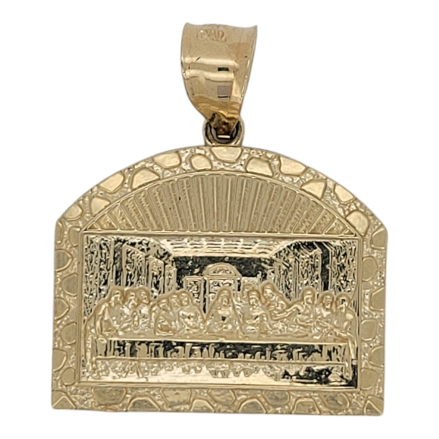 10K gold pendant. last supper