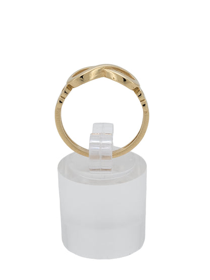 14K gold ring. Infinity symbol. Size 7.5