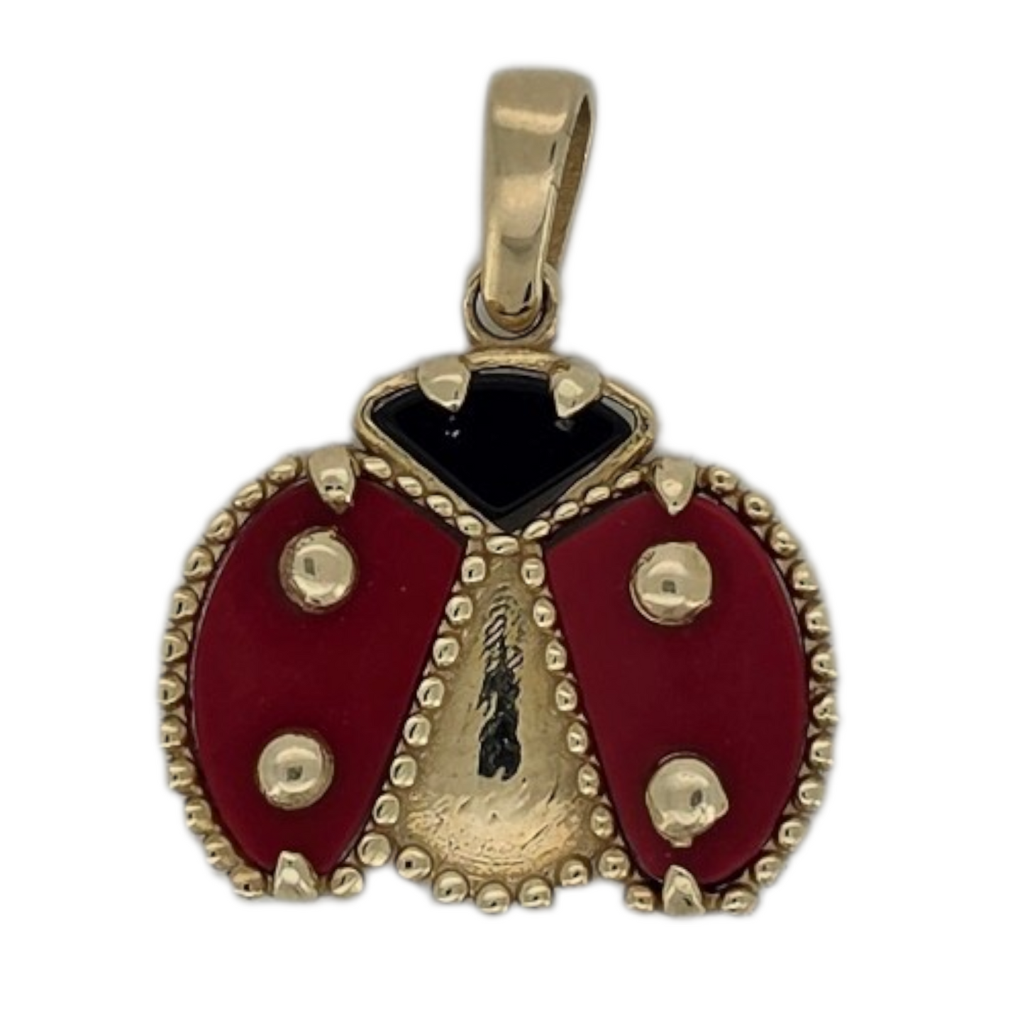 10k Gold Ladybug Pendant
