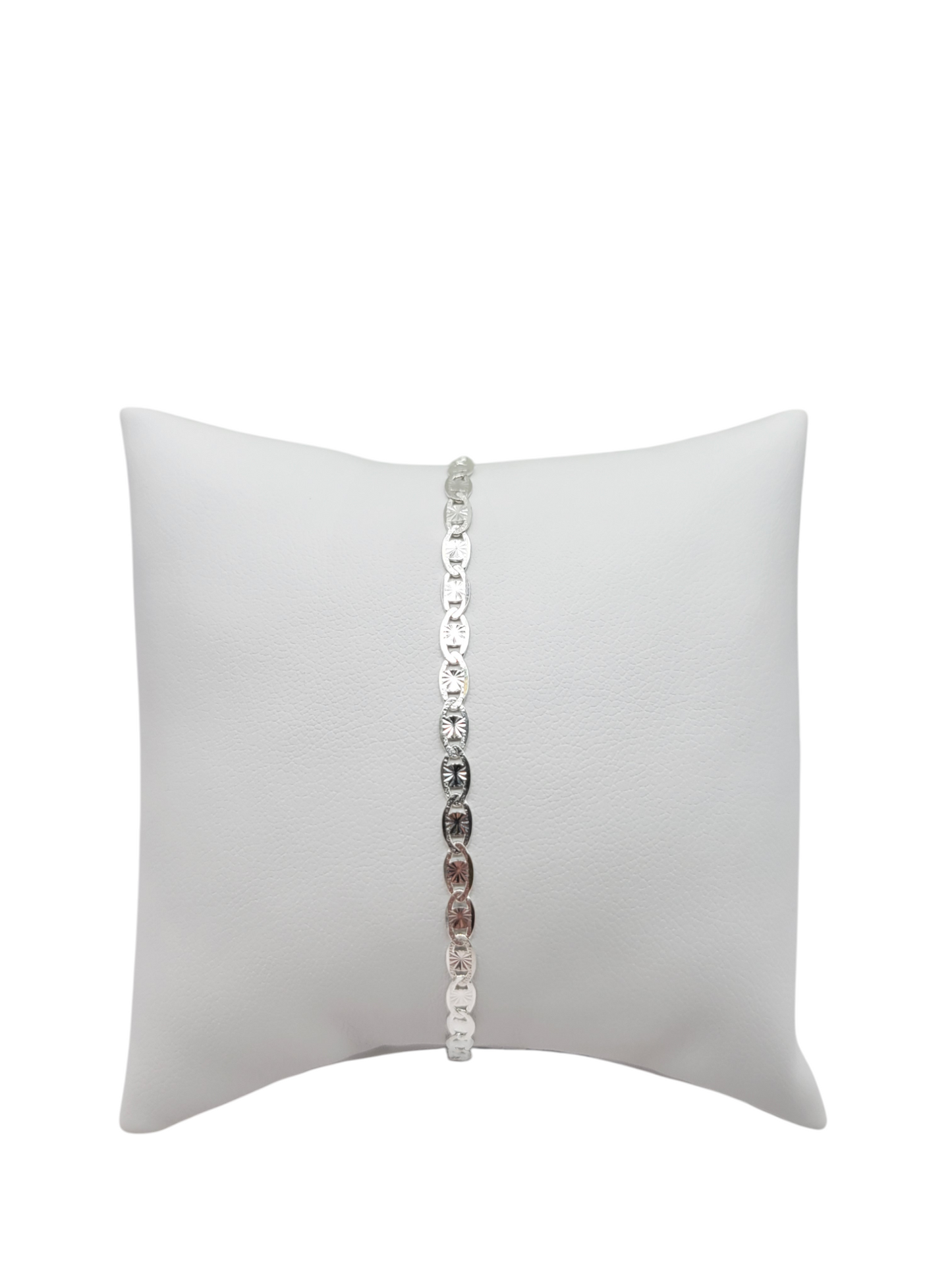 925 silver bracelet. Starry design. 7.5in. 3mm