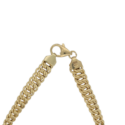 10k Gold Bracelet Princess Cut, 7.5in, 7-15mm