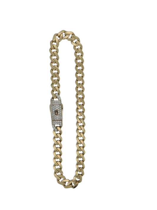 Cuban bracelet 10k gold
