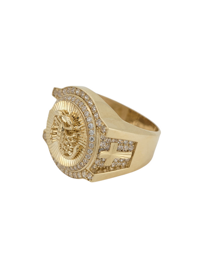 10K gold ring. Scorpion. Size 10.5