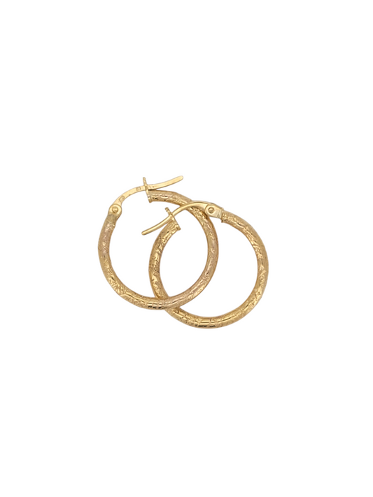 10K gold earrings. Fine. Size 2