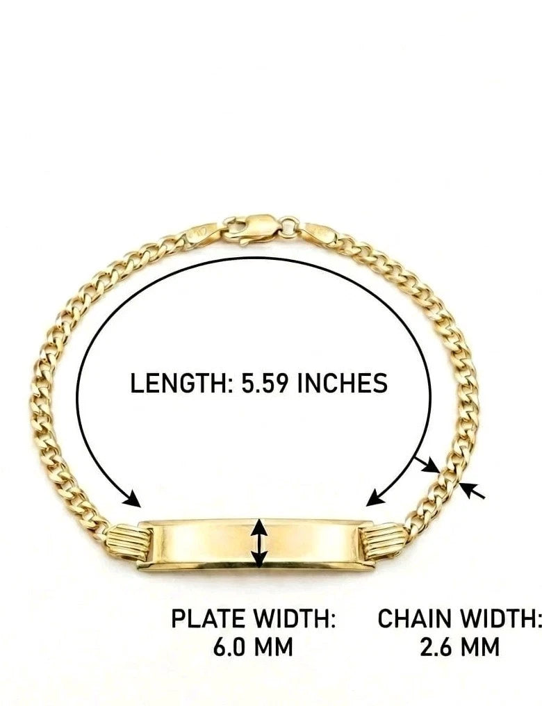 10k & 14k Gold Baby ID Bracelet | Personalized Fine Jewelry